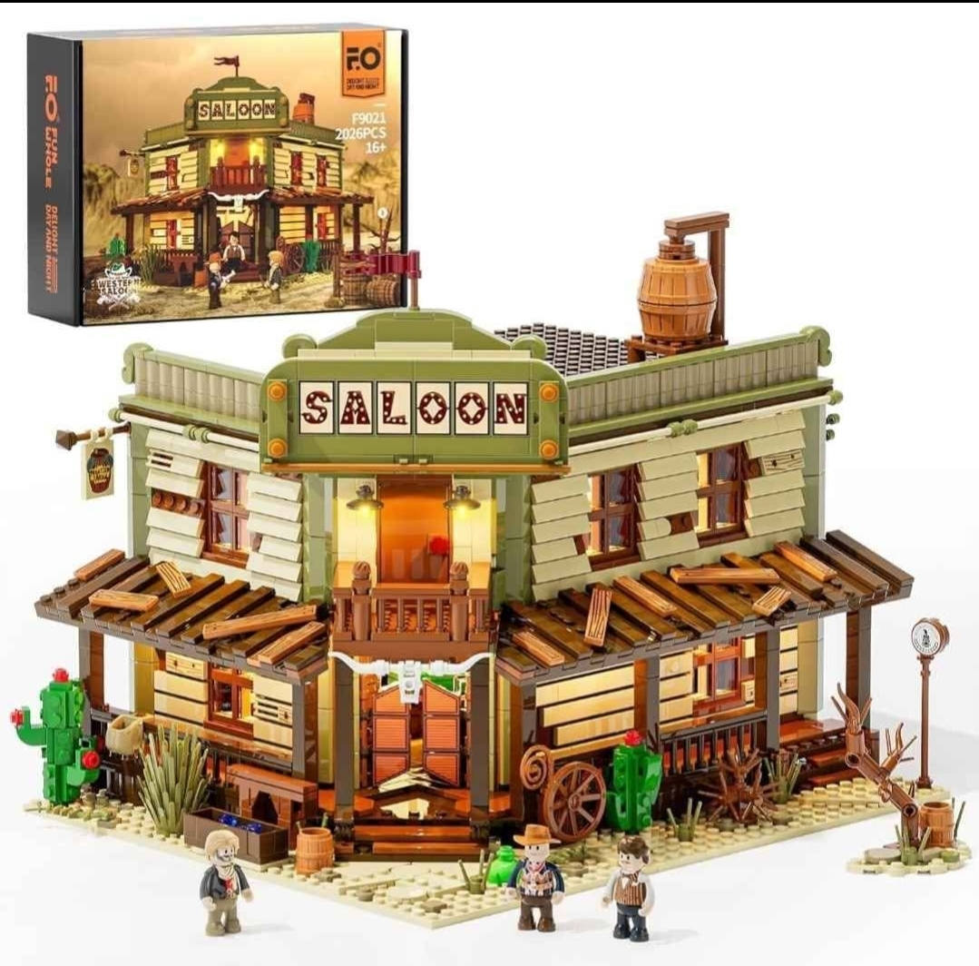Funwhole Western-Saloon  with Led lights
