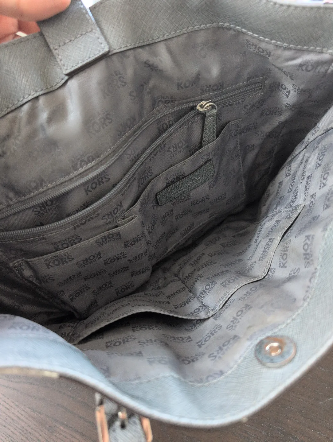 Michael Kors Grey Shoulder Bag / Purse image indicator(4)