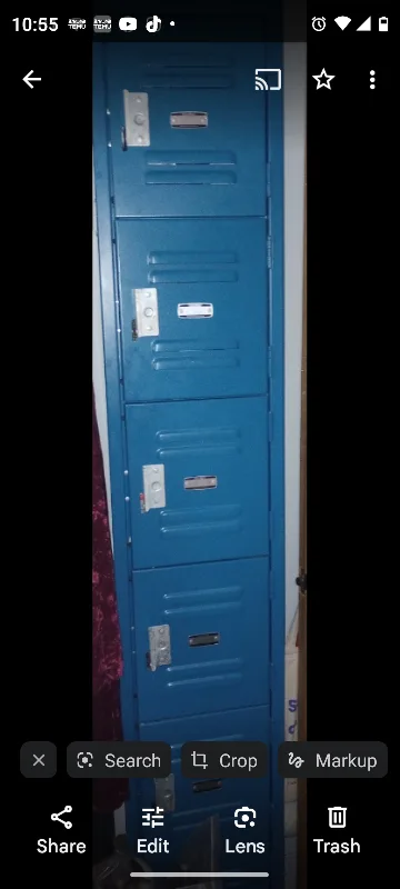 AQUA  6  CUBBY  LOCKER  METAL., $50 if you pick up today or tom thumbnail