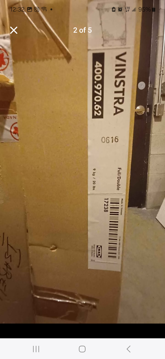 IKEA VINSTRA Bedside Panel -  Full/Double - photo 2
