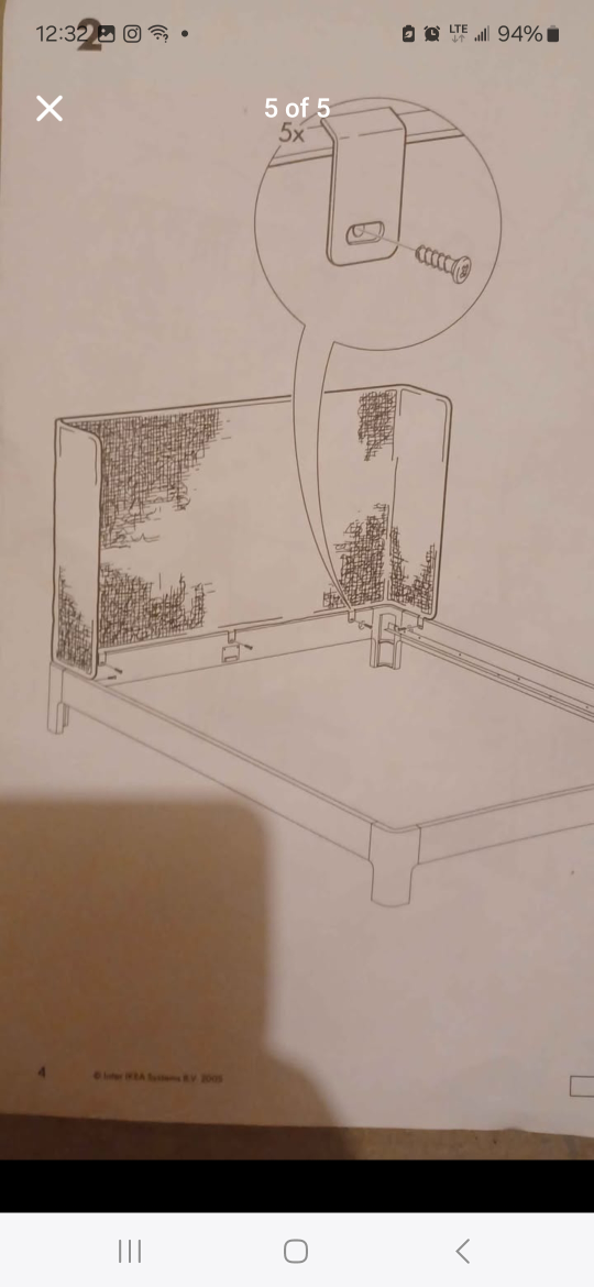 IKEA VINSTRA Bedside Panel -  Full/Double - photo 5