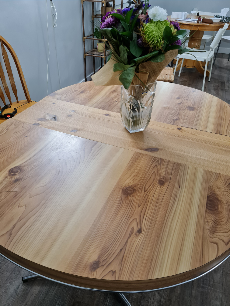 Mid-Century Modern Extendable Dining Table - photo 2