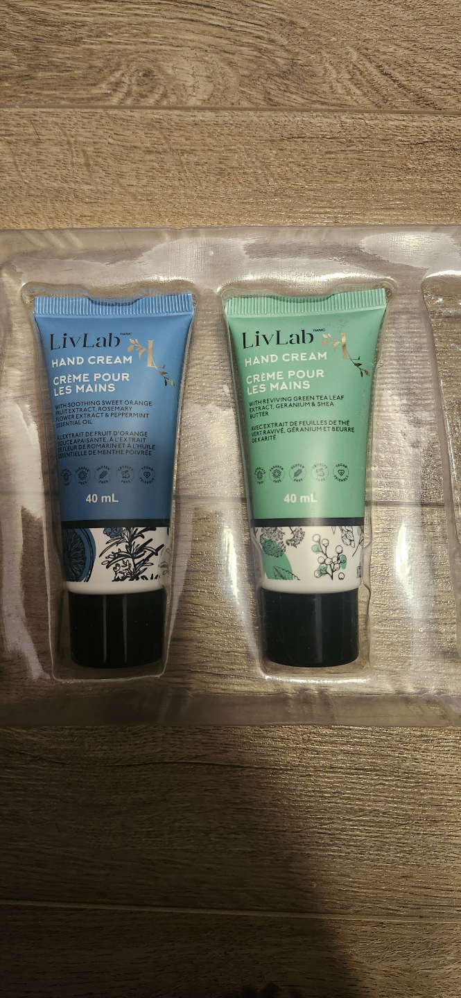 LivLab Hand Cream Duo - Sweet Orange & Green Tea