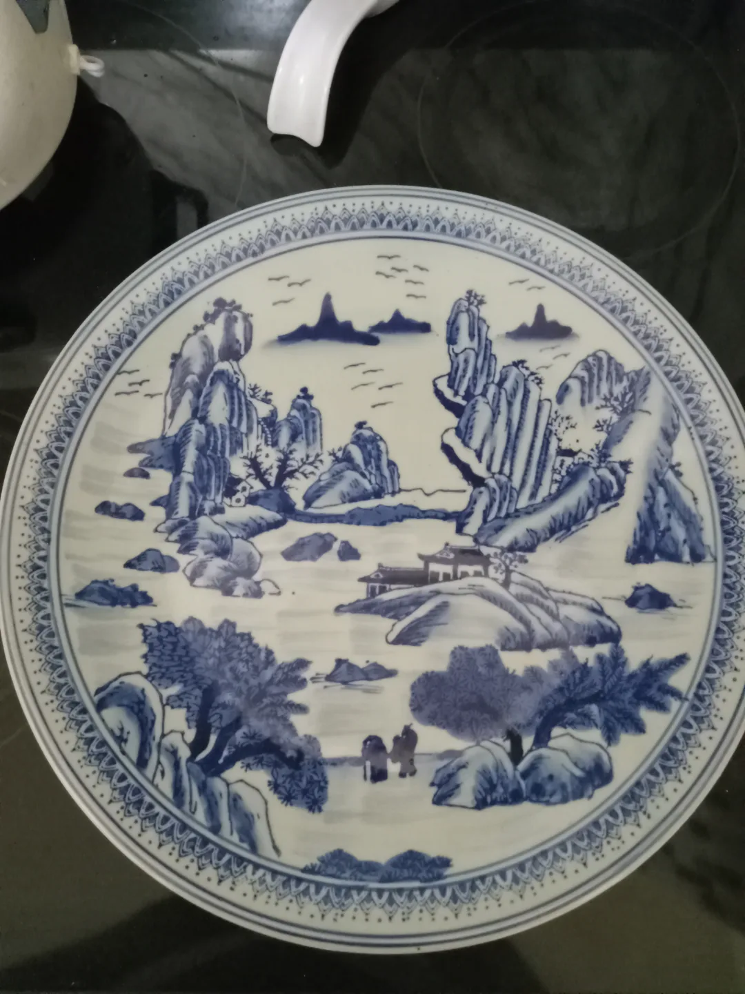 Blue and White Porcelain Decorative Plate thumbnail