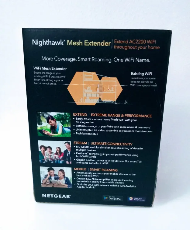 NETGEAR Nighthawk X4 WiFi Mesh Extender EX7300 image indicator(2)