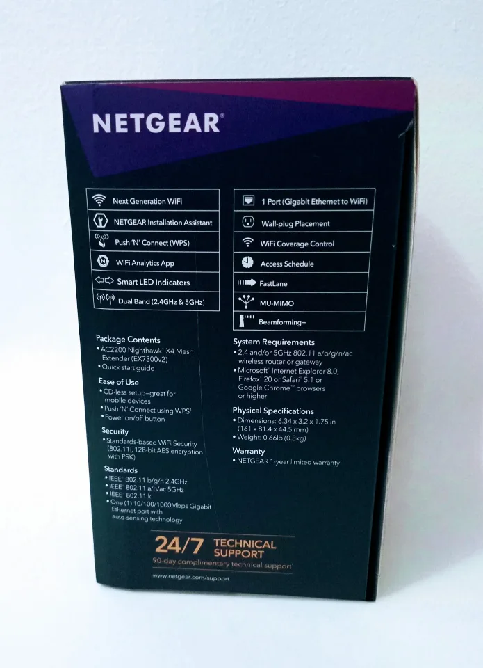 NETGEAR Nighthawk X4 WiFi Mesh Extender EX7300 image indicator(3)