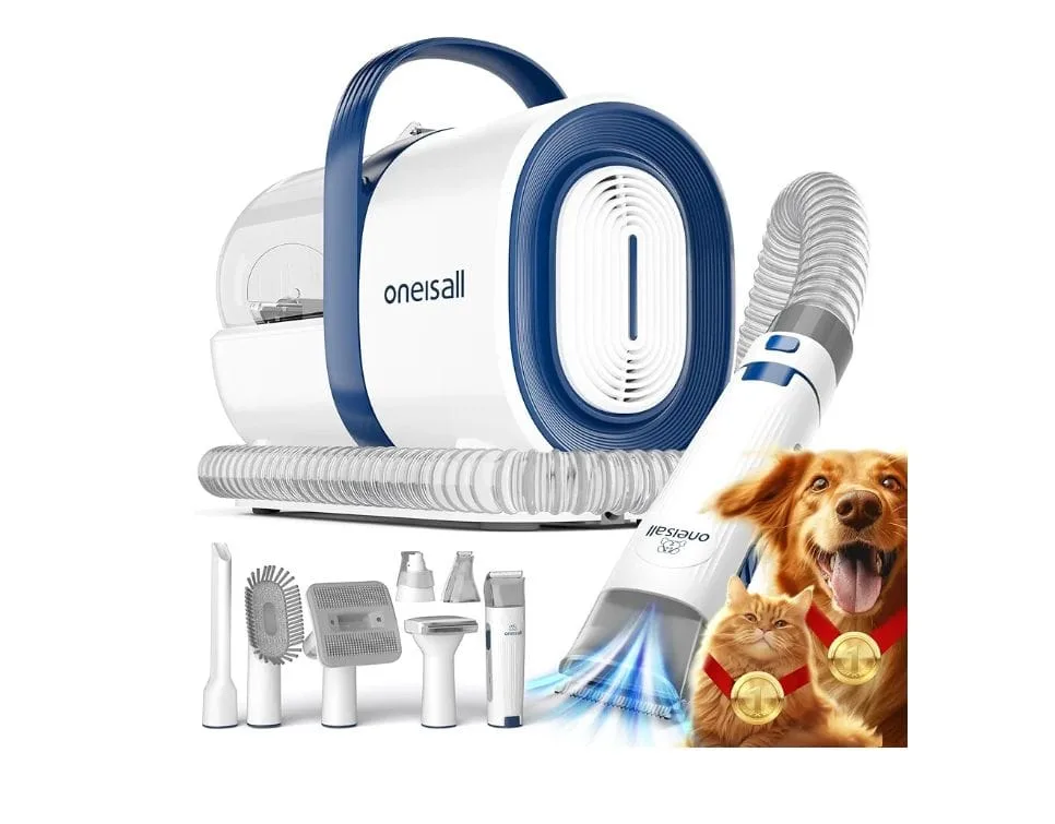 Oneisall Pet Grooming Vacuum - New in Box image indicator(6)