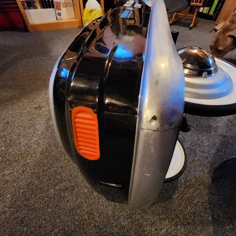 Vintage style  Black Police Chief Pedal Car image indicator(6)