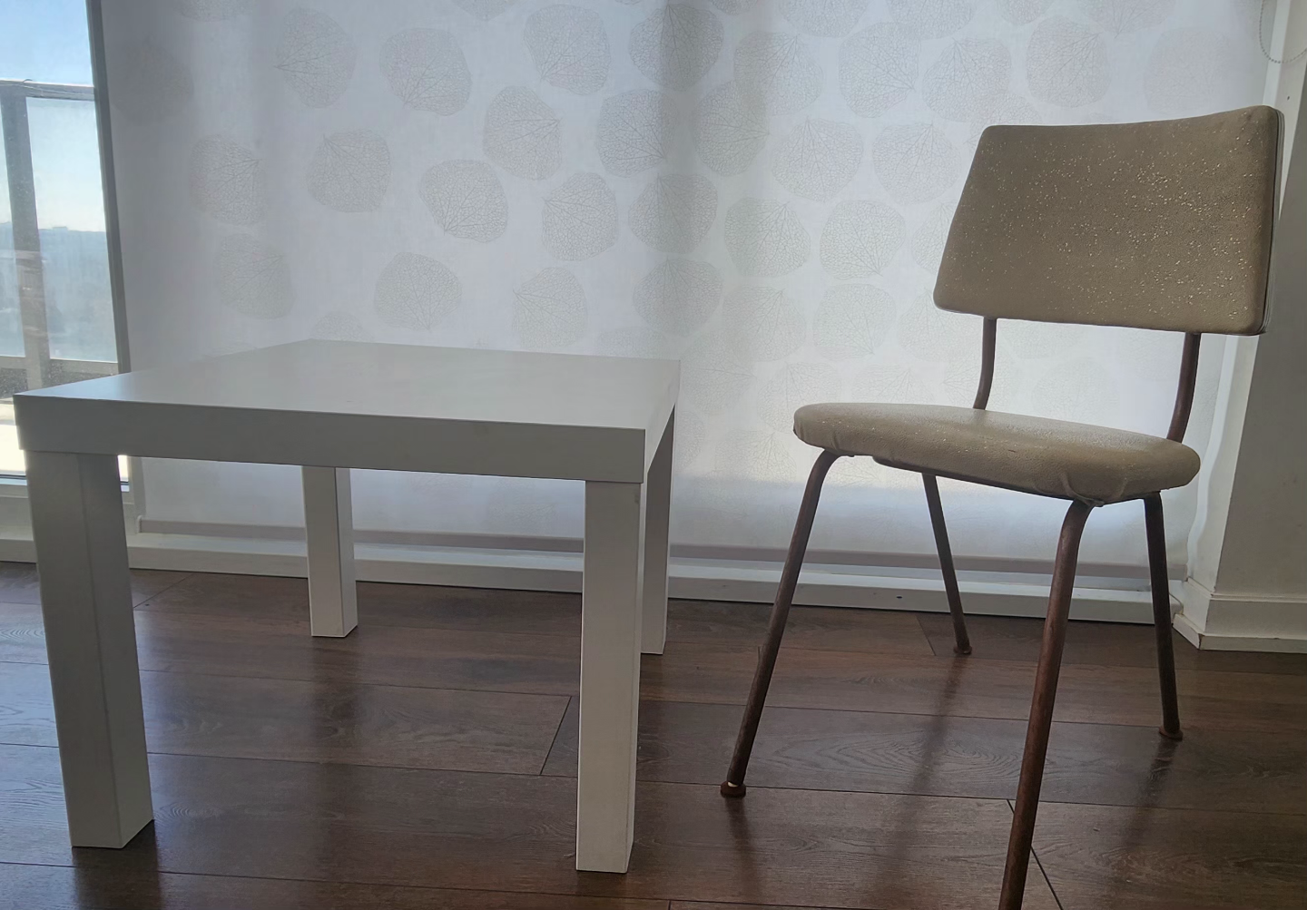 Chair and Square Coffee Table Set - photo 3