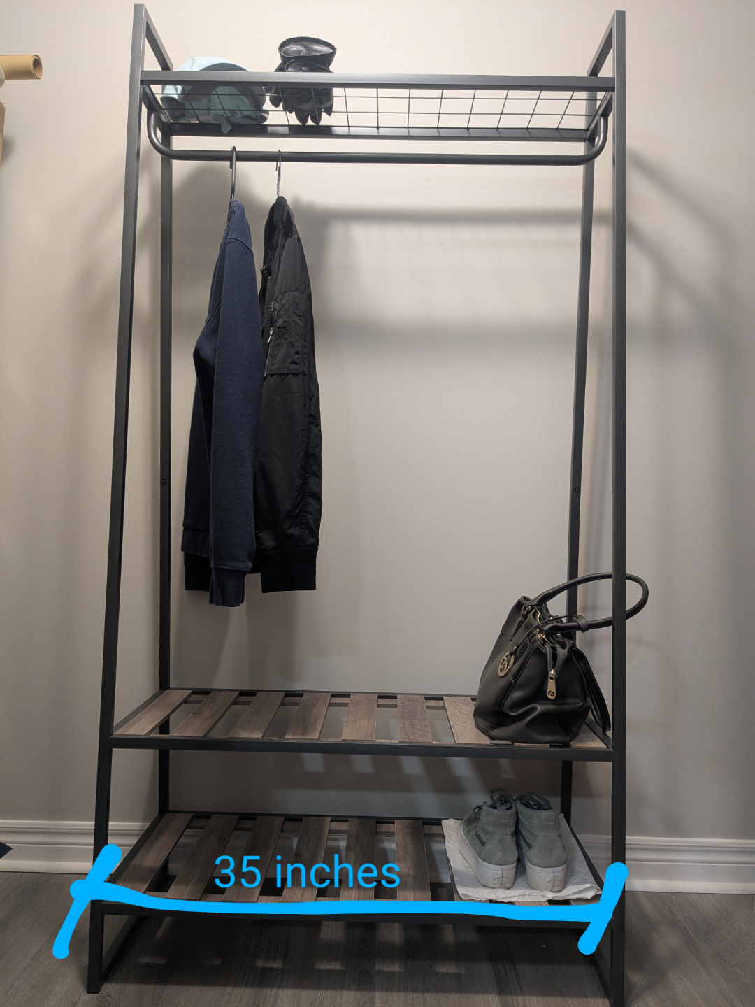 Coat Rack with Shelves - photo 4