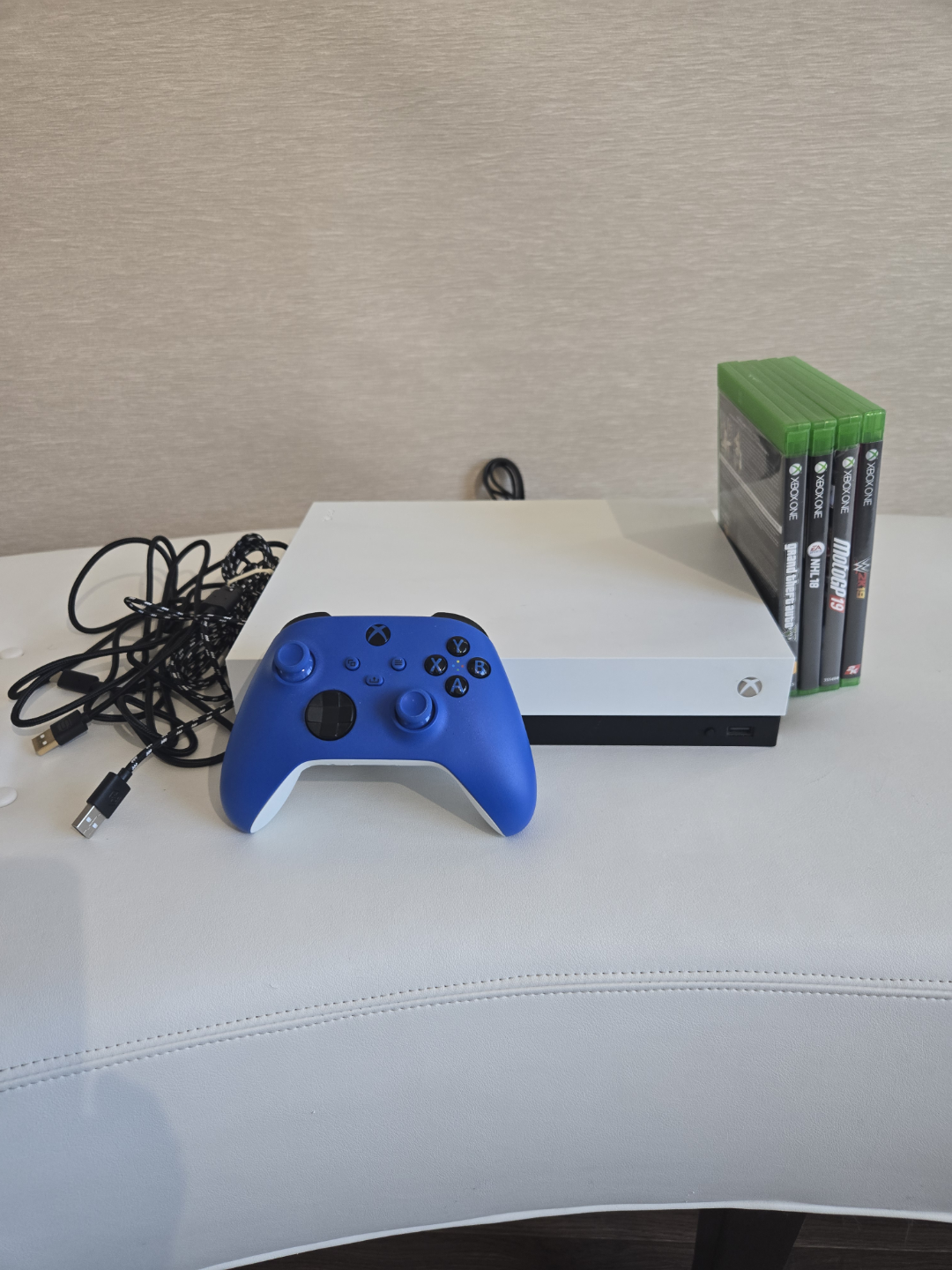 Xbox One X Console Bundle with Games and Controller