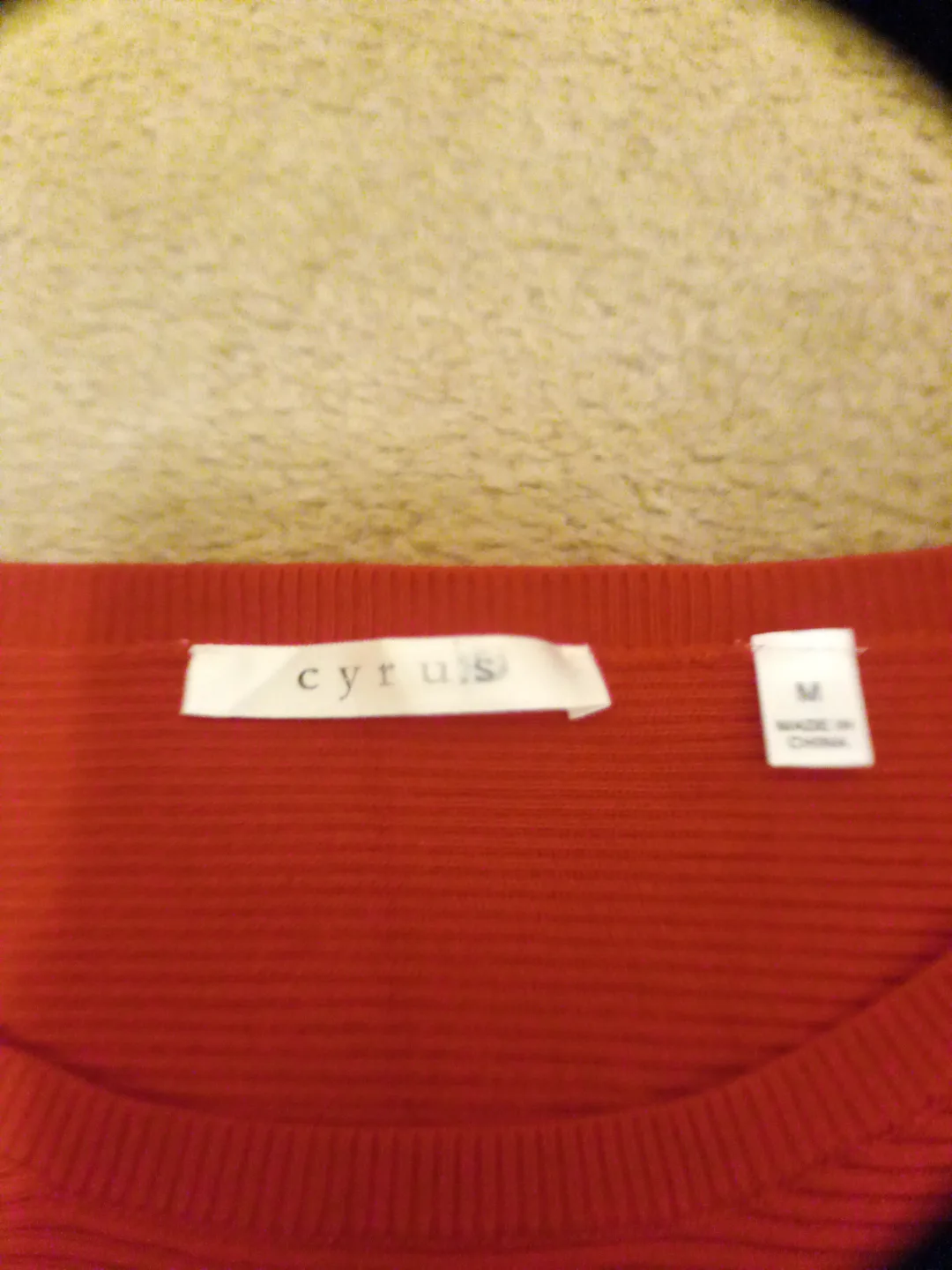 Cyrus Women's Red Long-Sleeve Sweater - Size M image indicator(2)