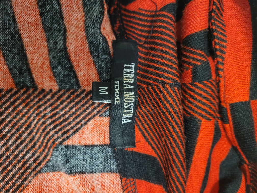 Terra Nostra Women's Red and Black Geometric Print dress - photo 2