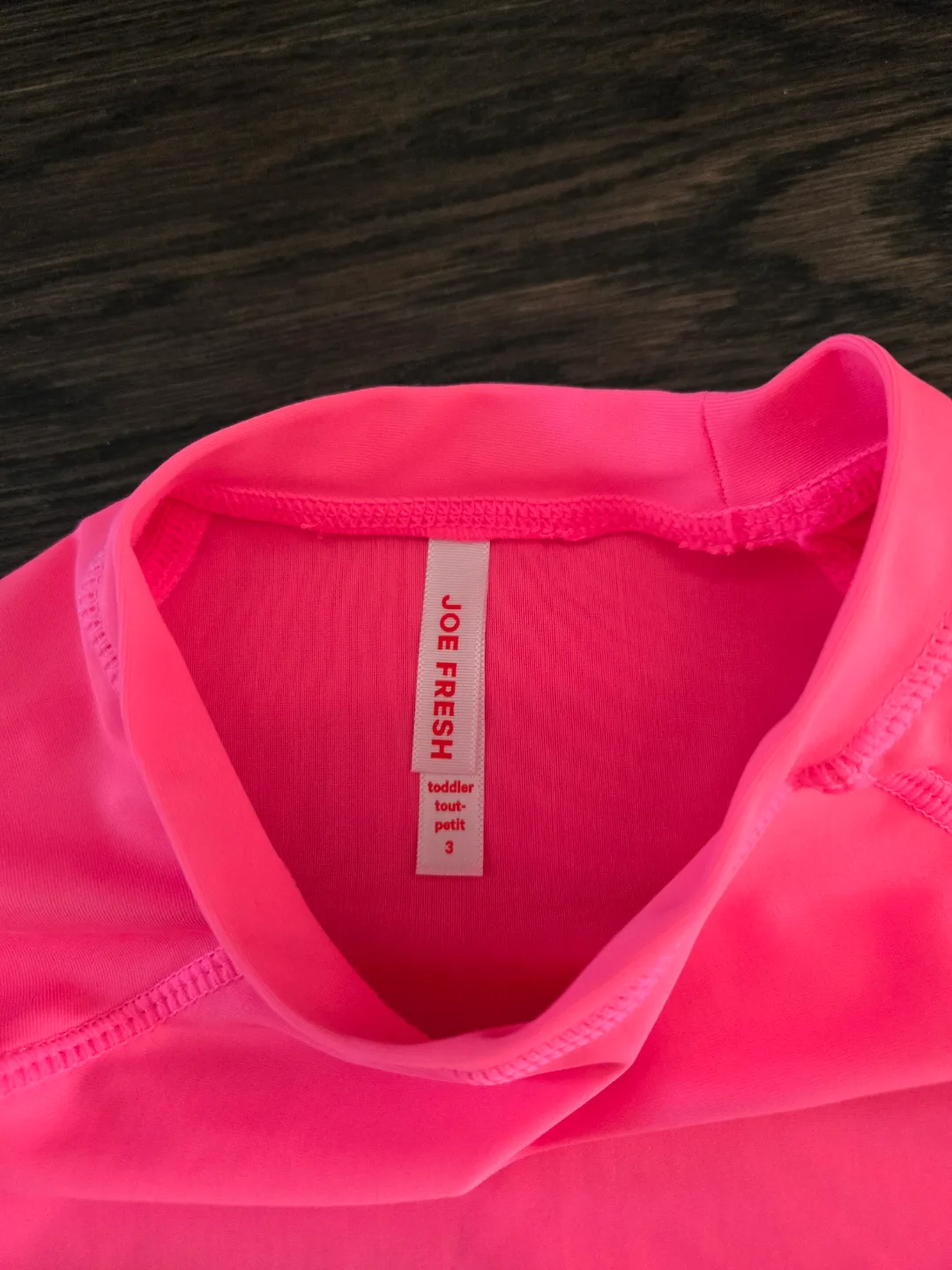 Joe Fresh Pink Toddler Long-Sleeve Rash Guard Size 3T image indicator(2)