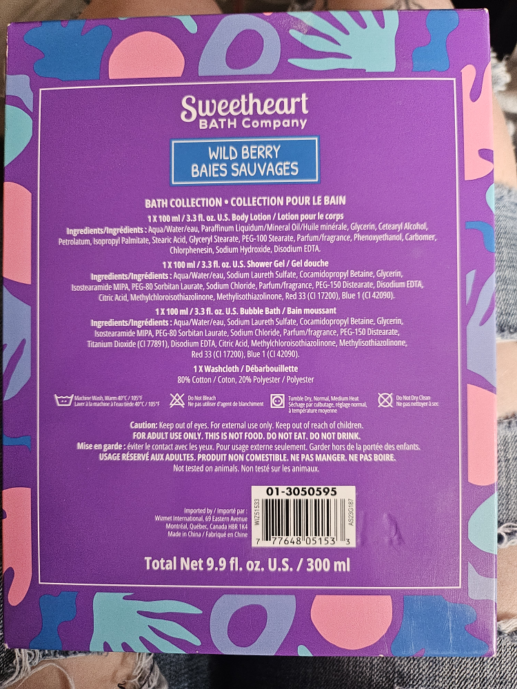 Sweetheart Bath Company Wild Berry Baies Sauvages Gift Set - photo 2