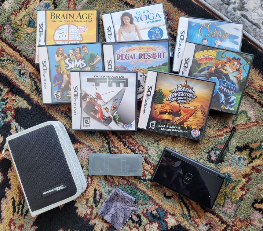 Nintendo DS Lite and Games Bundle