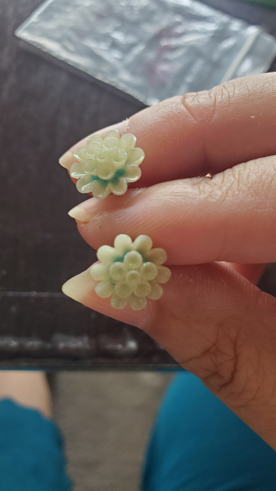 Pair of Flower Piercing/Earrings - photo 5