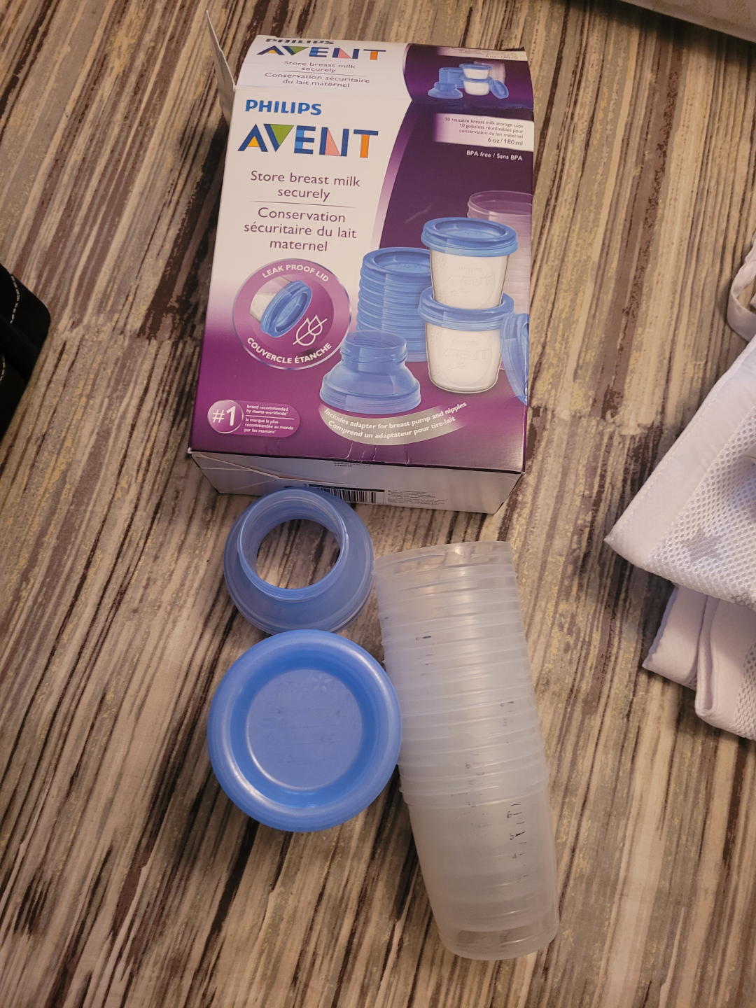 Philips Avent Breast Milk Storage Cups (10x6oz)