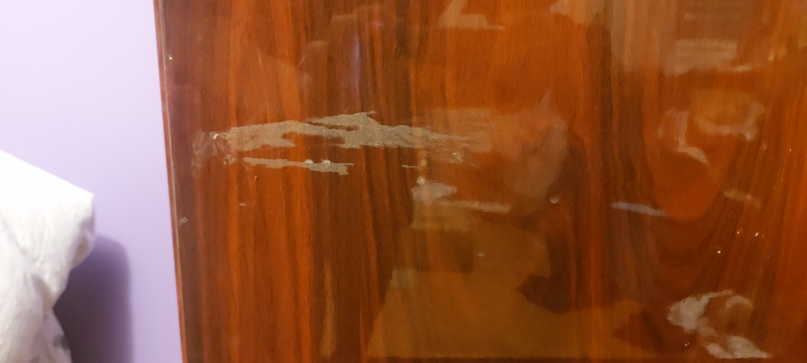 Dark Wood Armoire with Two Doors and Two Drawers - photo 3