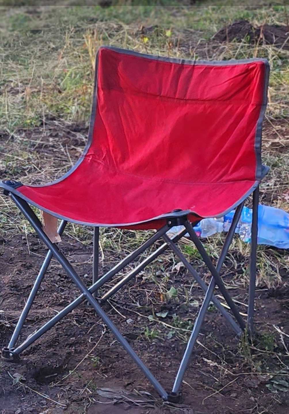 Red Portable Folding Camping Chair💚