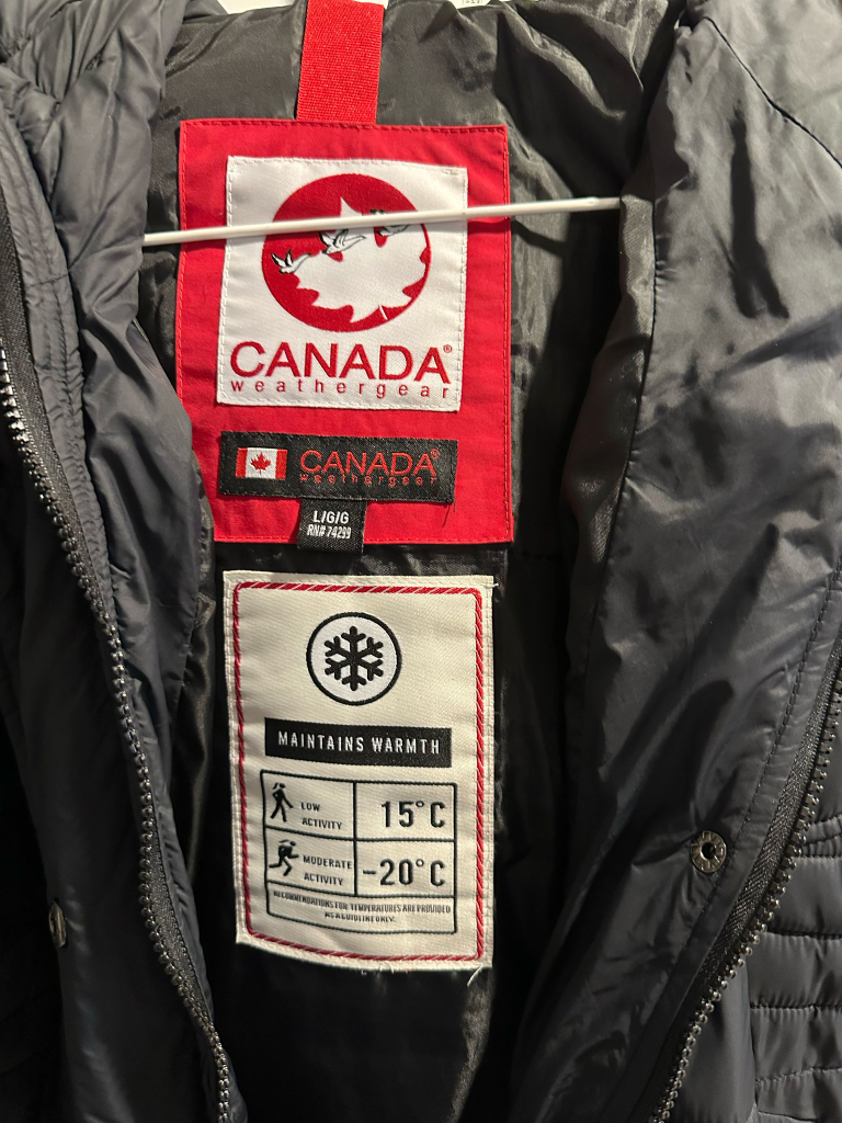 Canada Weathergear Black Puffer Jacket with Faux Fur Hood - photo 3
