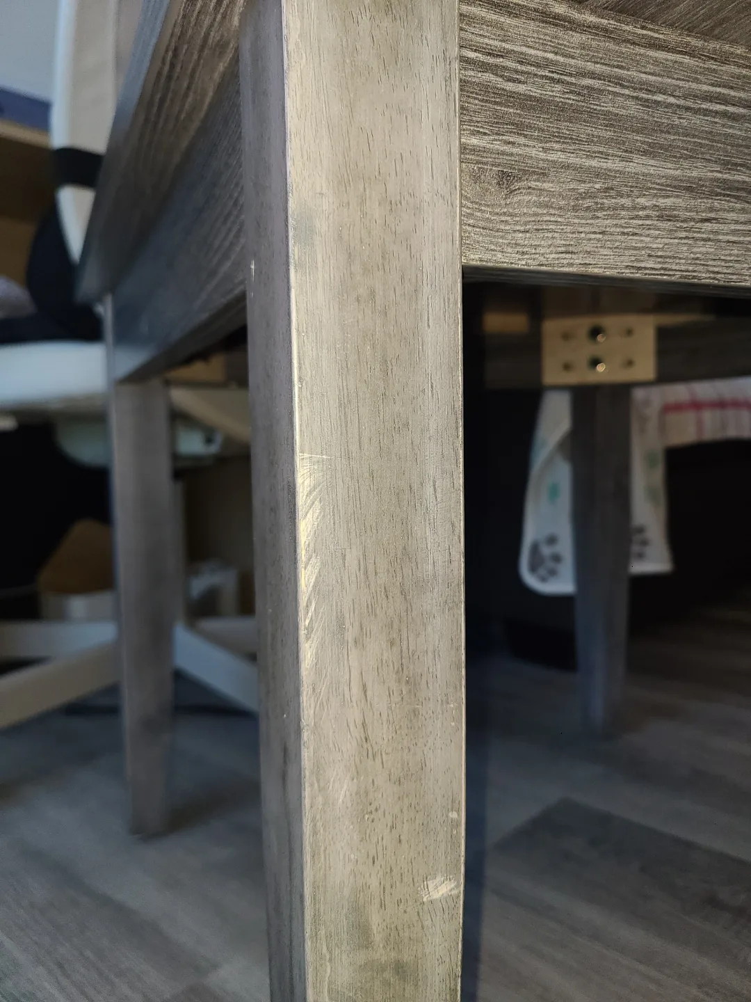 Square Coffee Table - Grey Wood image indicator(3)