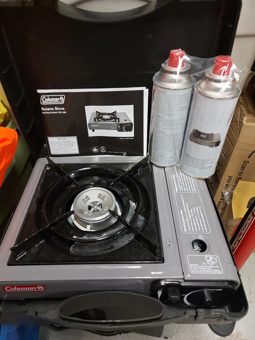 Coleman Butane Portable Gas Stove with Fuel thumbnail