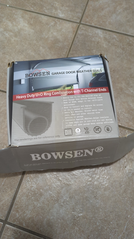 BOWSEN Garage Door Weather Seals - Heavy Duty U-O Ring 10ft - photo 2