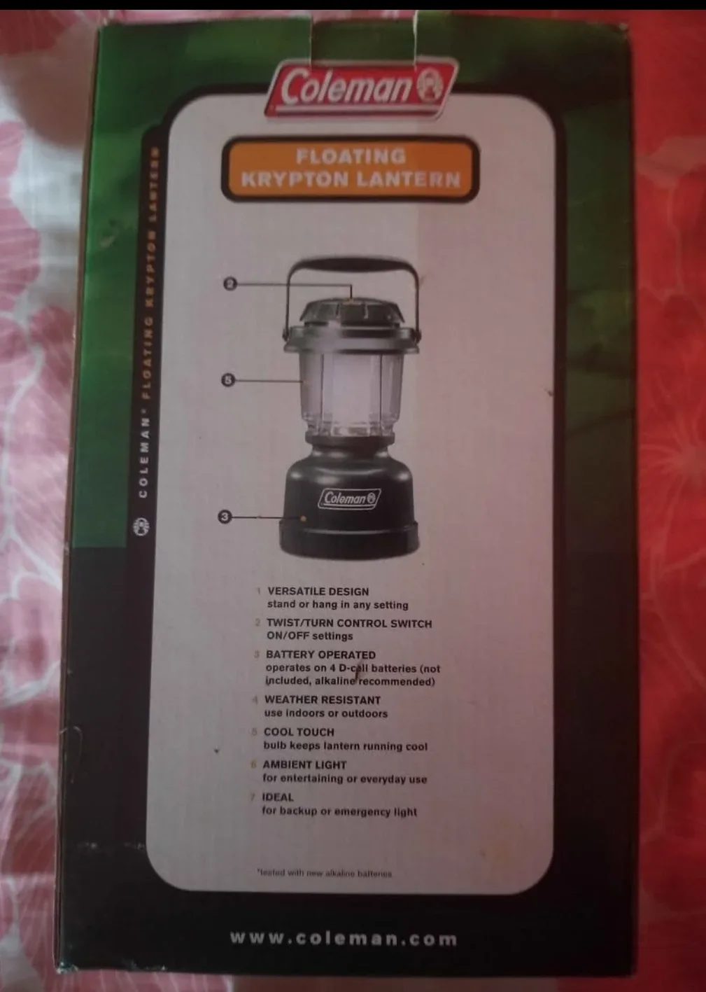 Coleman Floating Krypton Lantern - New in Box image indicator(3)
