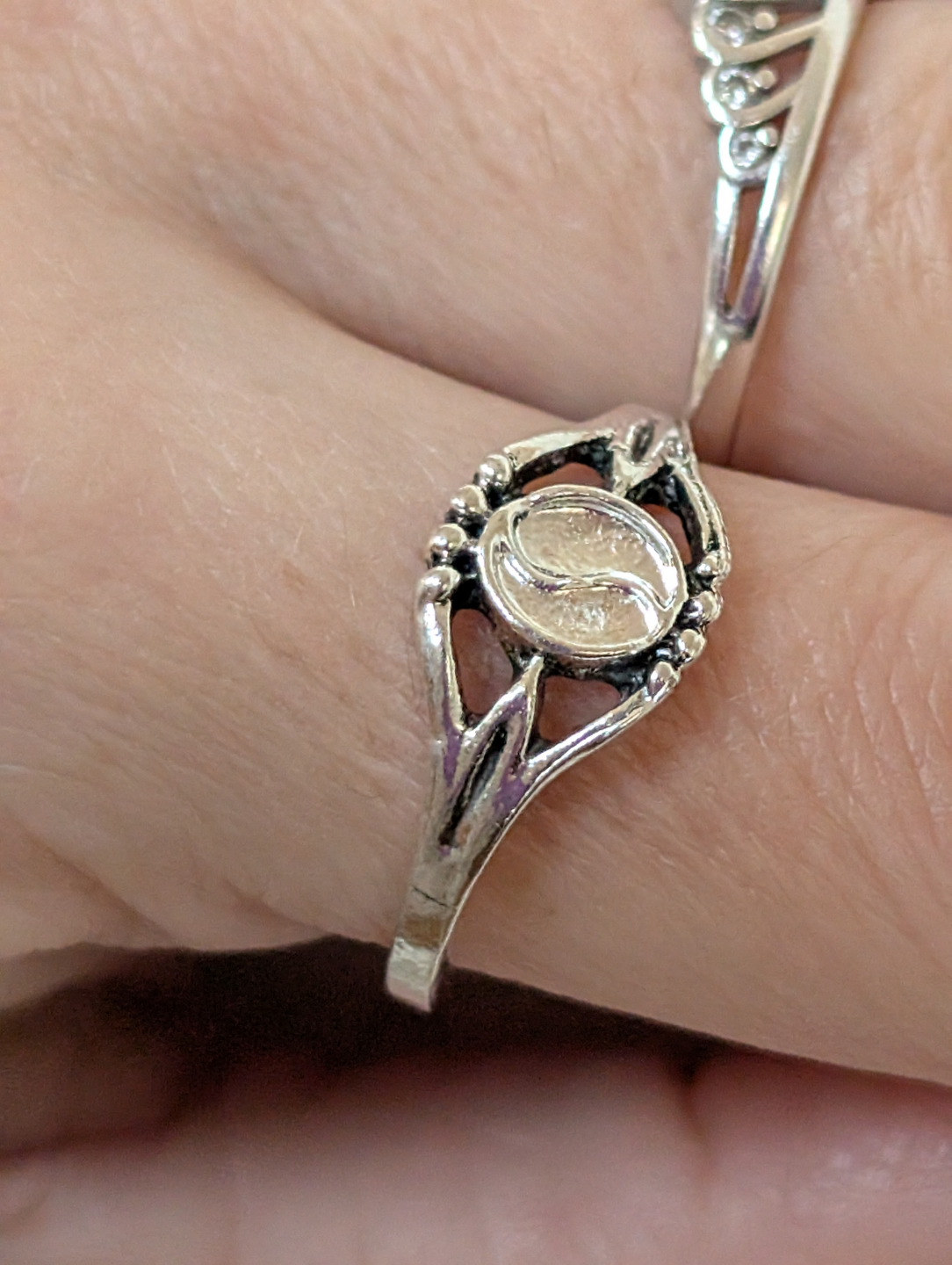 Stainless steel Yin Yang Ring 💚 - photo 4