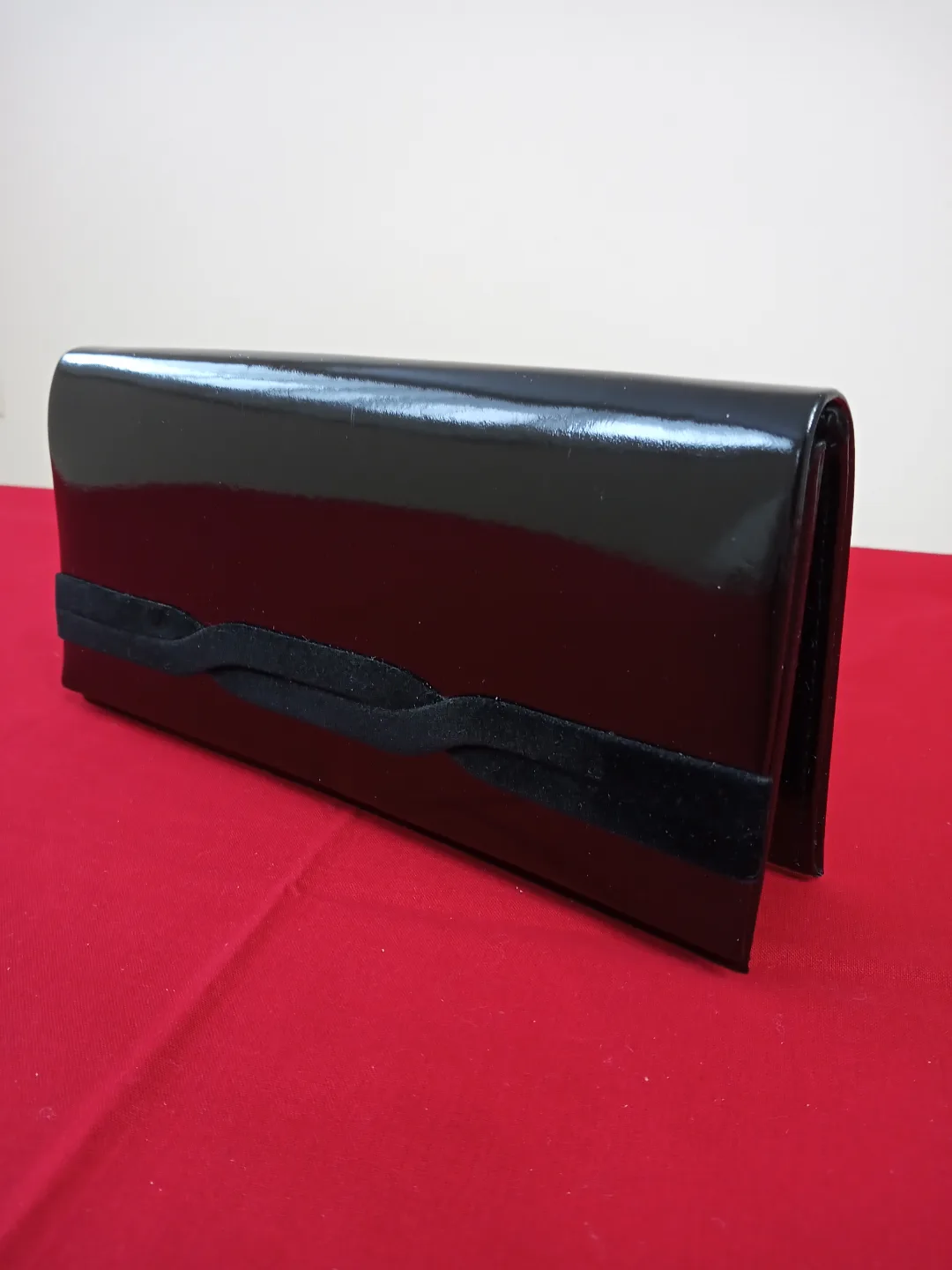 Black Patent Evening Clutch thumbnail