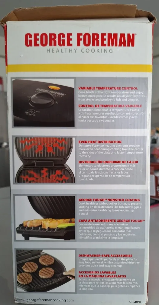 George Foreman Compact Electric Grill image indicator(2)