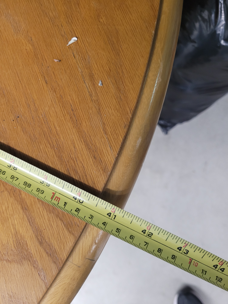 Round Solid Wood Dining Table - photo 4