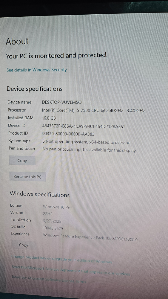 Used Desktop Computer Tower - Intel Core i5-7500 - photo 4