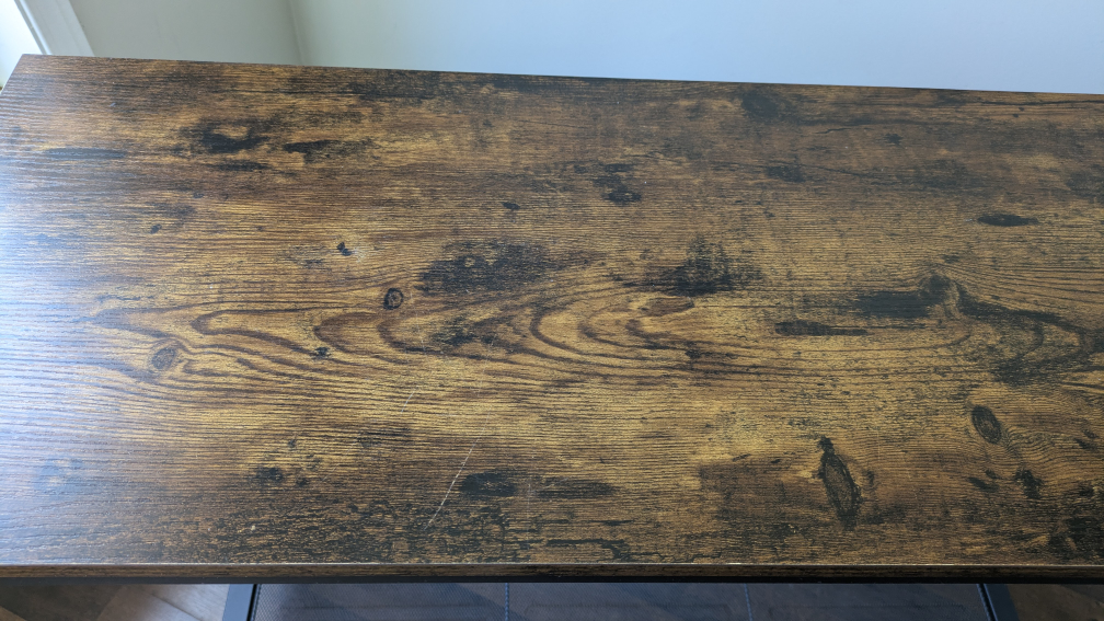 Console Table with Metal Shelf - photo 2