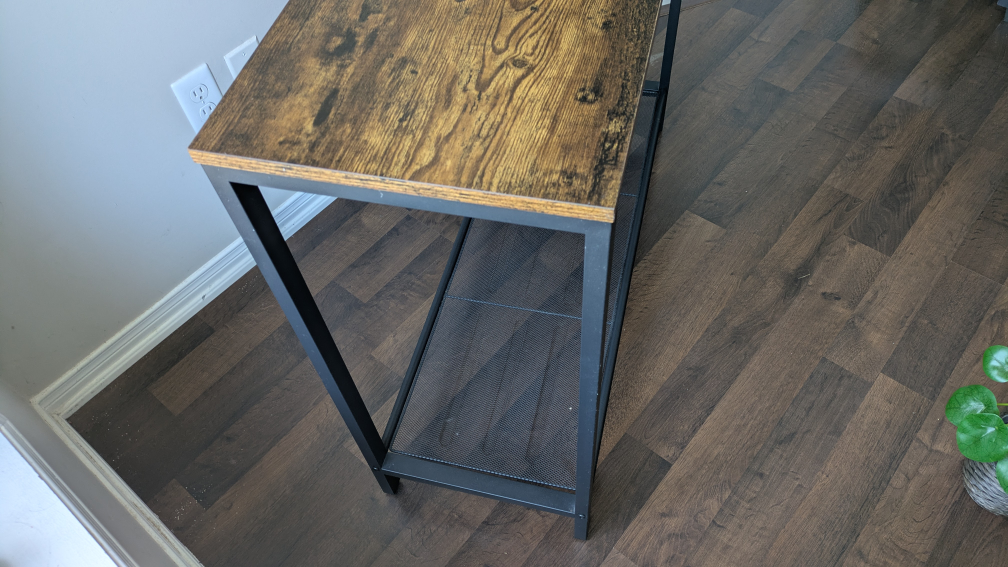 Console Table with Metal Shelf - photo 4