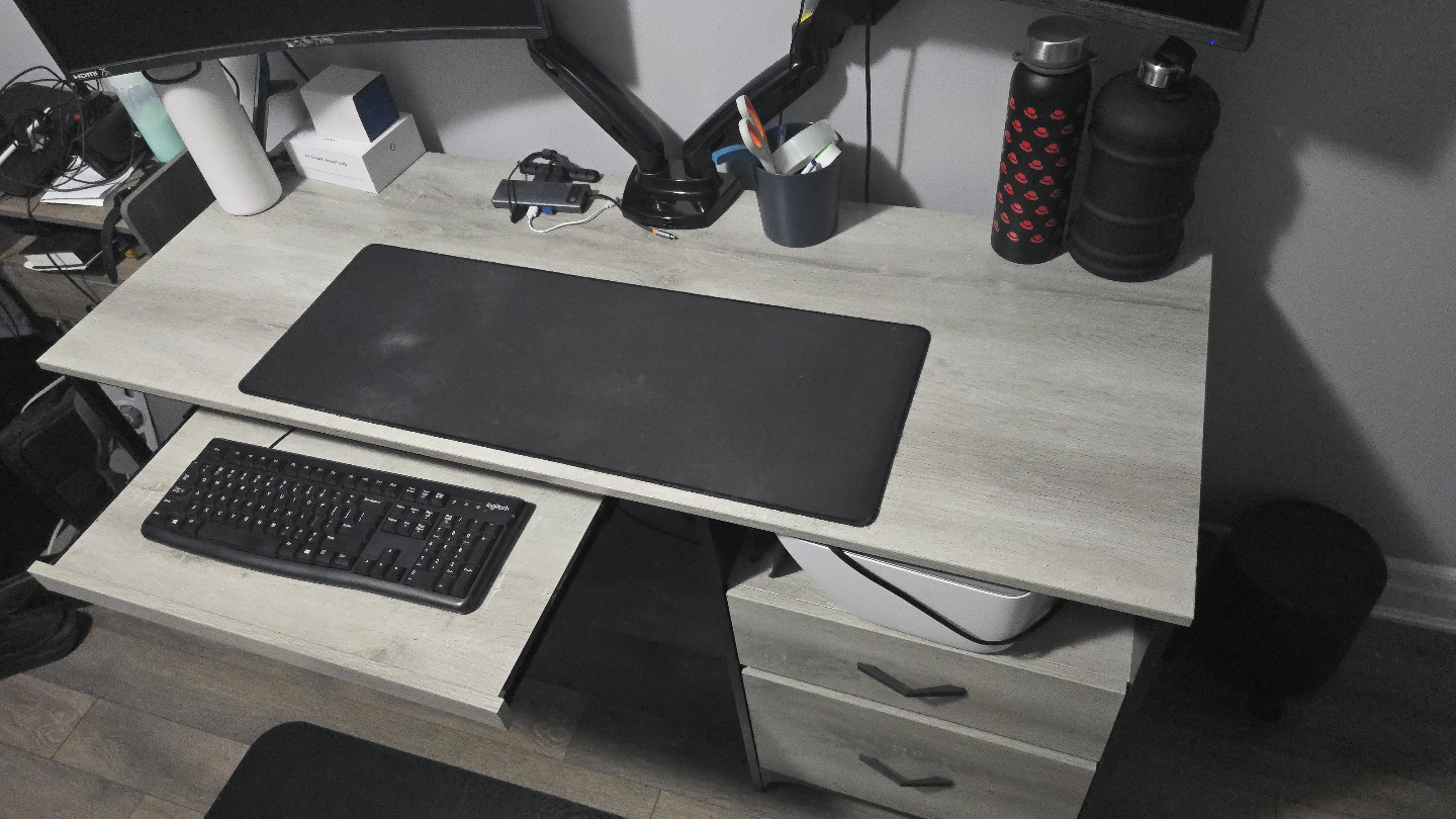 Computer Desk with Two Drawers - photo 3