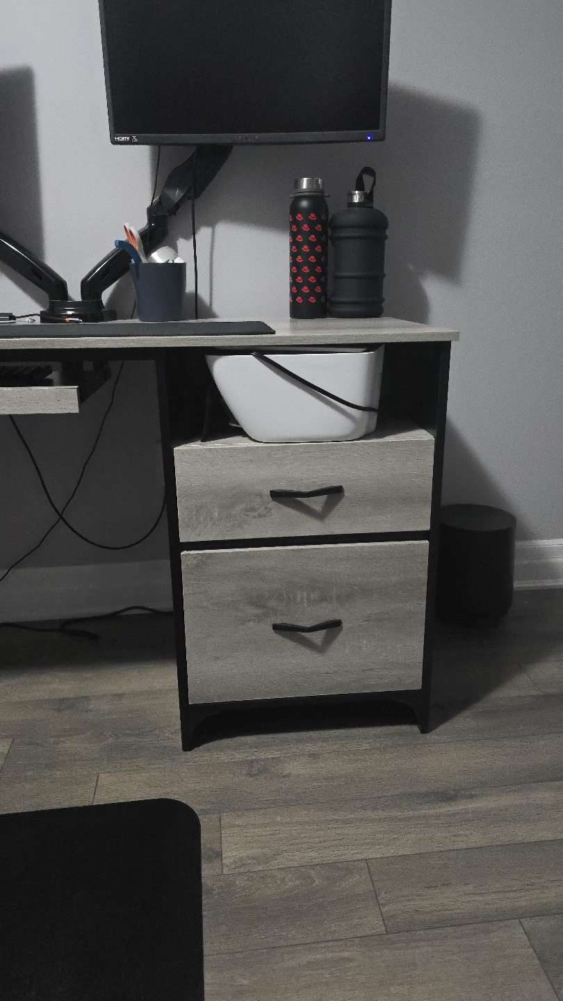 Computer Desk with Two Drawers - photo 4