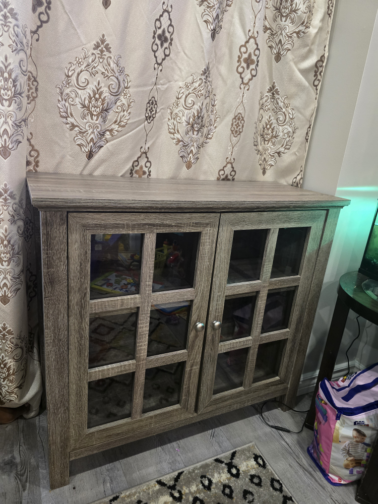 MOVING SALE - GREY CABINET