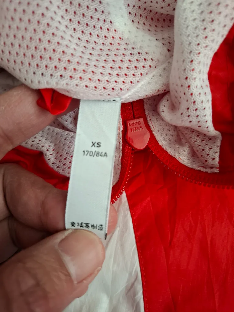 Adidas Red White Trefoil Logo Jacket - Size XS image indicator(5)
