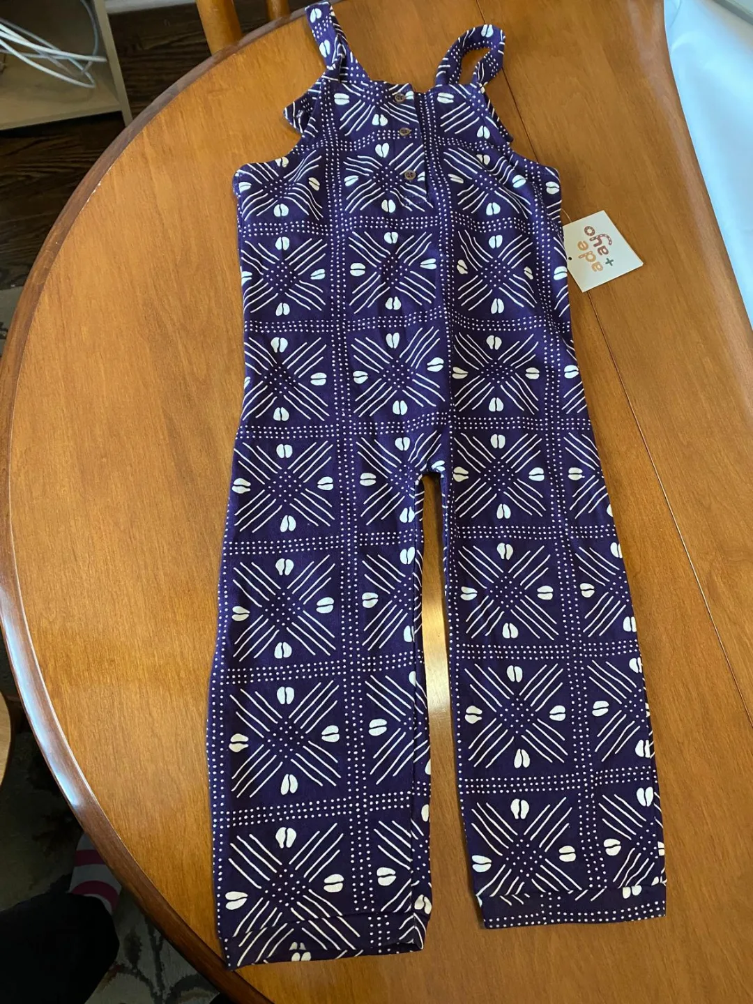 Ade + Ayo Kids Purple Overall Jumpsuit Size 3T thumbnail