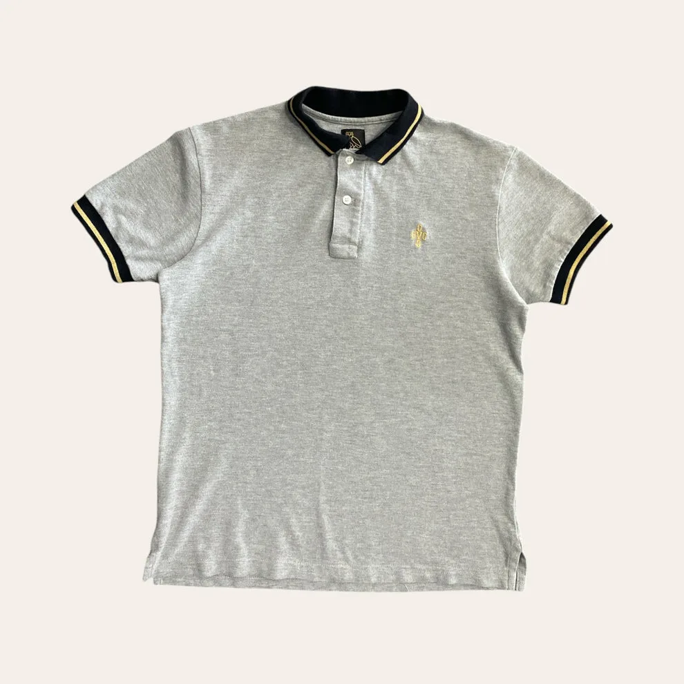 OVO Grey and Black Polo Shirt thumbnail