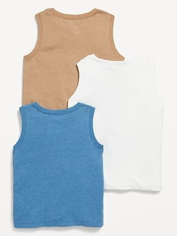 Old Navy Toddler Boy's 3-Pack Tank Tops