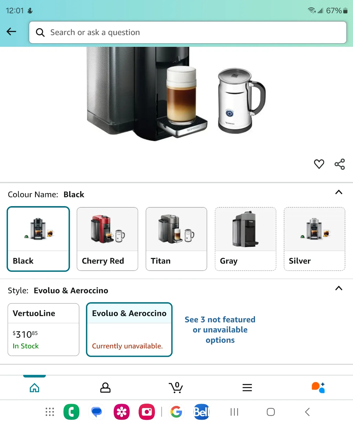 Nespresso Duo  Coffee Machine image indicator(8)
