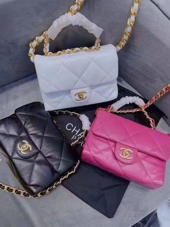 Chanel Mini Flap Bag - hot pink Pink image indicator(4)