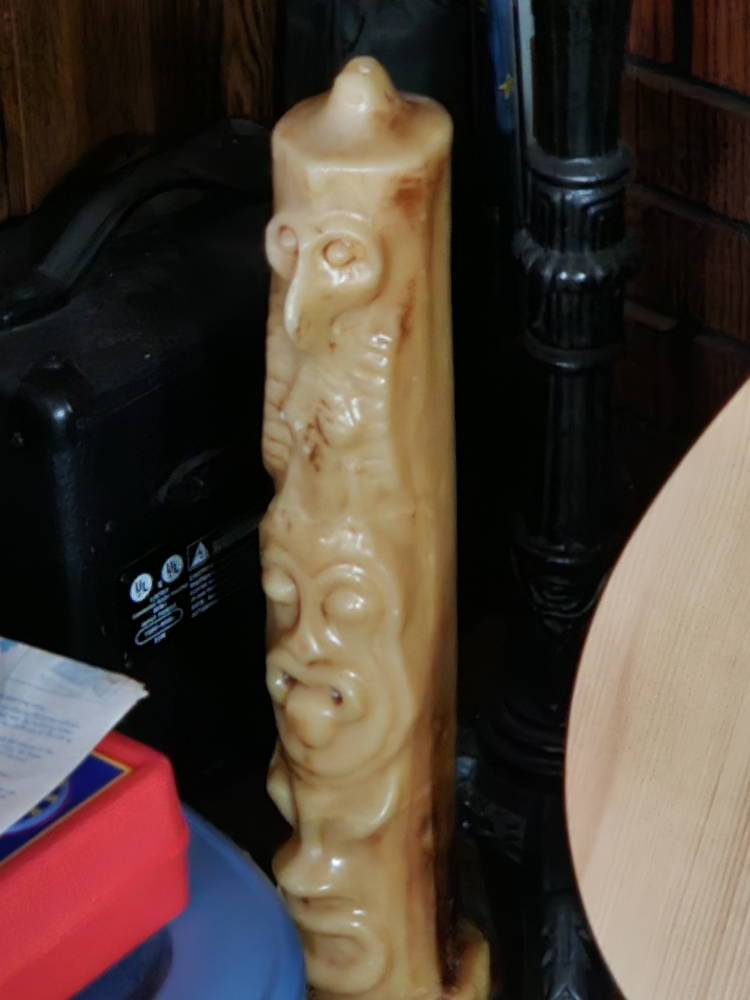 Large Carved Candle
