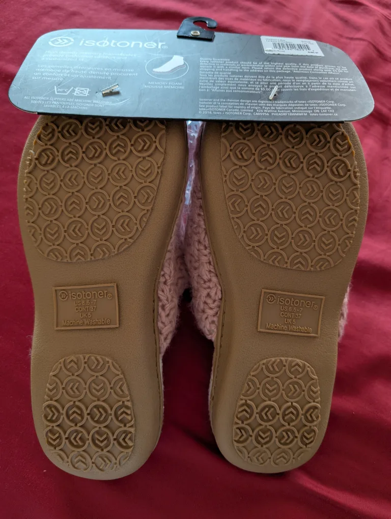 Isotoner Women's Memory Foam Slippers - Size Small image indicator(2)