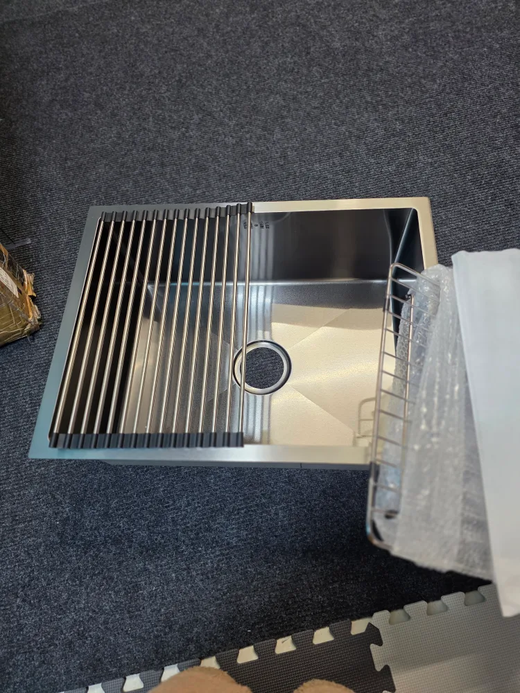 KIAMATES 24x18x9 inch Undermount Kitchen Sink image indicator(9)