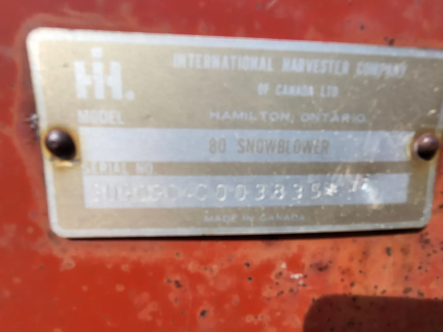 7ft International Harvester 80 Snowblower image indicator(4)