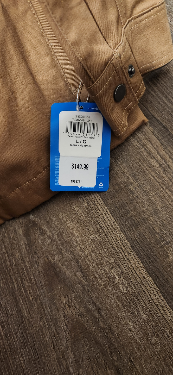 Men's Columbia Hammerpass Hooded Jacket - Size Large - Tan - photo 2